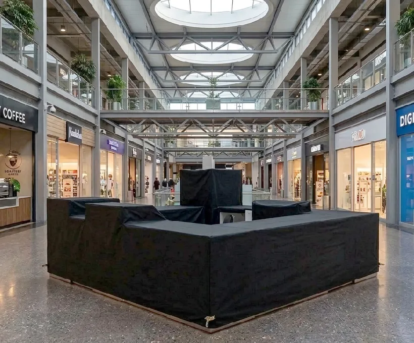 Forro para isla de centro comercial Martez Group
