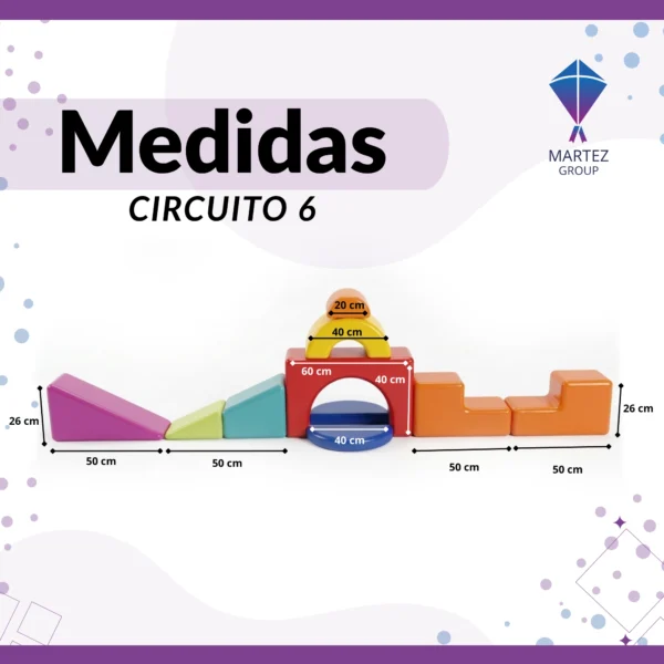CIRCUITO 6 DE PSICOMOTRICIDAD