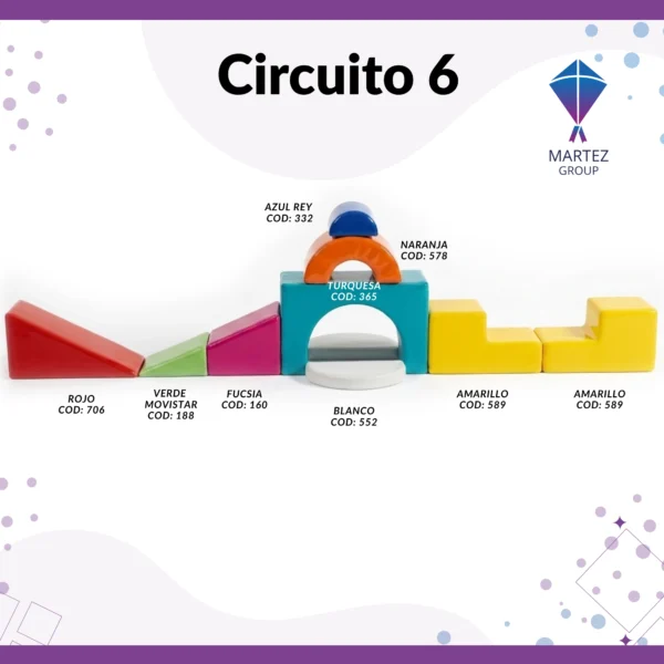 CIRCUITO 6 DE PSICOMOTRICIDAD