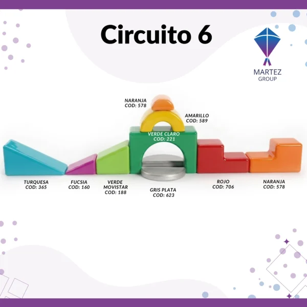CIRCUITO 6 DE PSICOMOTRICIDAD
