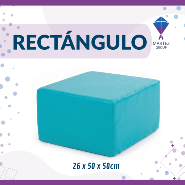 Rectángulo en Espuma para Gimnasio Infantil